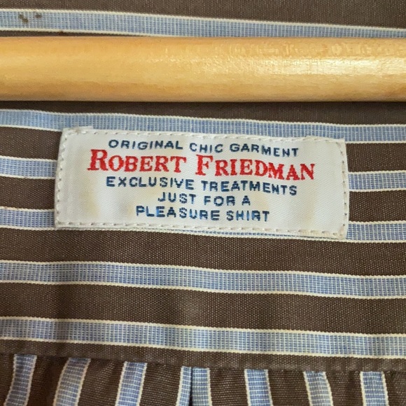 Button down Robert Friedman dress shirt.Size large - Picture 2 of 3